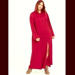 Plus Size Red Hooded Halloween Costume Size 1X/2X